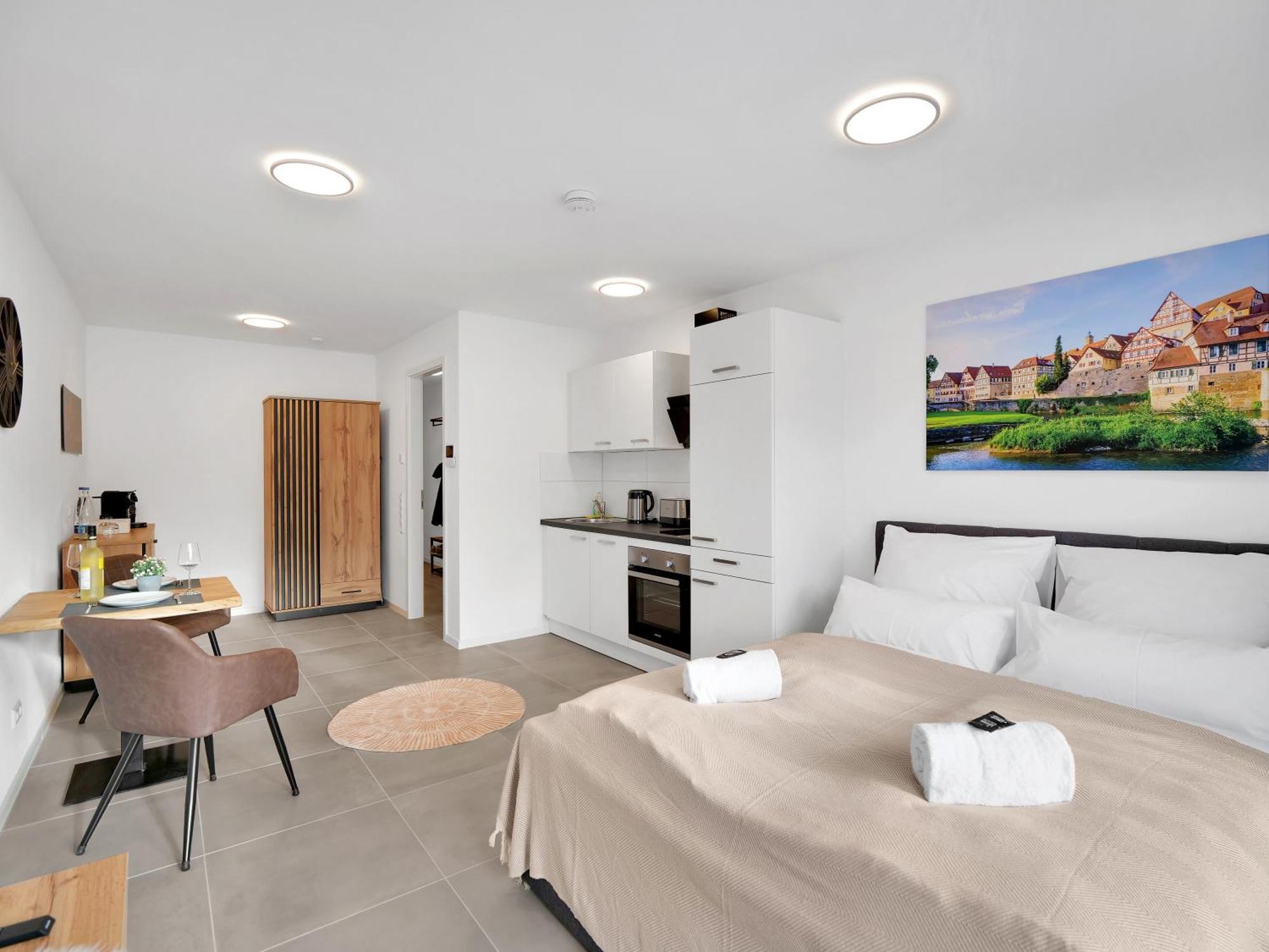 Inhome Studio Apartment - Kueche - Parken - Tv Schwäbisch Hall Exteriör bild